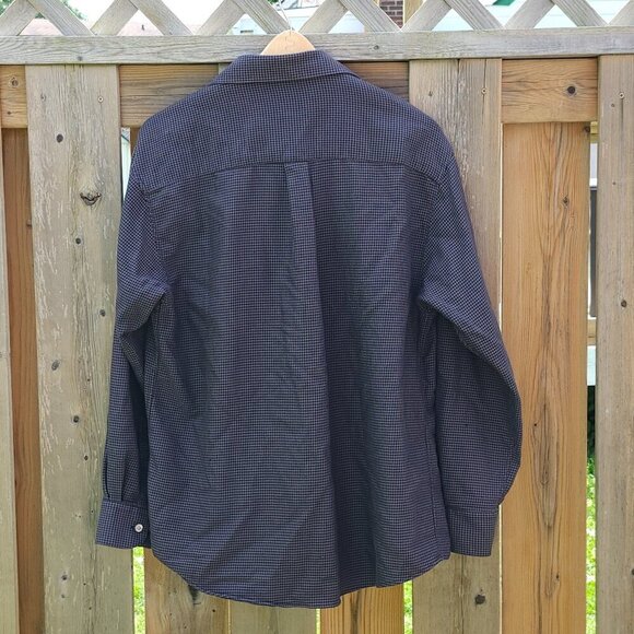 RETRO CHERESKIN Houndstooth Button Up Shirt Men's Medium Relaxed Fit - Picture 6 of 6